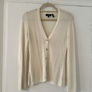 Theory Knit V-neck Cardigan